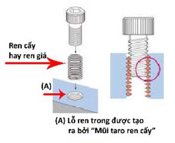 Ren cấy - Helicoil M6.