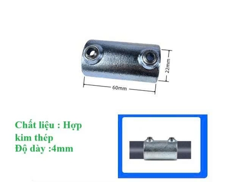 Khớp Nối Ống Thép Tròn Phi 34