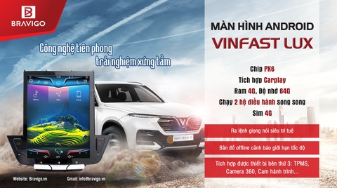 DVD ANDROIND VINFAST LUX A/SA
