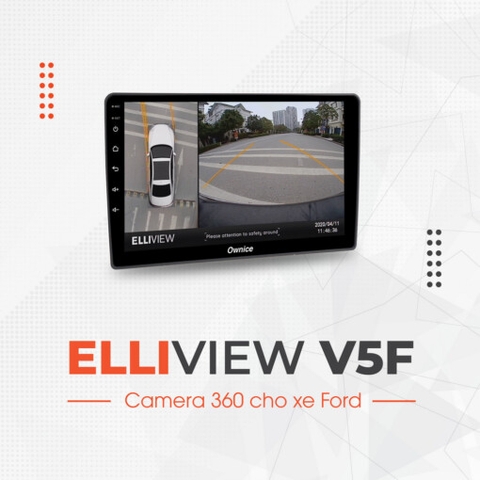 Camera 360 Độ ElliView V5F Cho Xe FORD