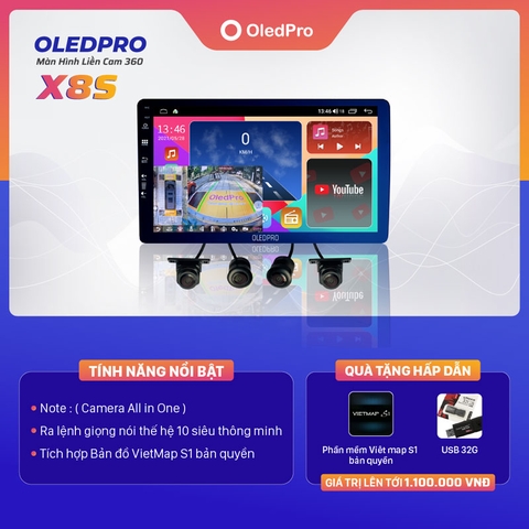 Màn Hình Liền Camera 360 OledPro X8S - 6/128G Công Nghệ 5G Vượt Trội