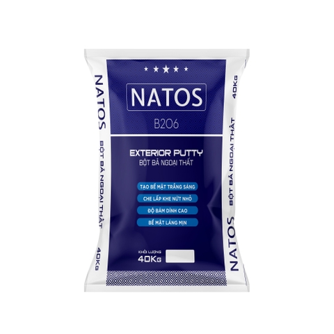 Bột bả ngoại thất NATOS Exterior Putty B206