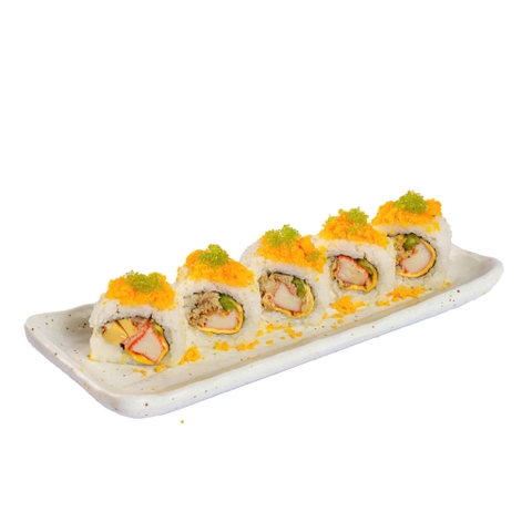 Cơm Cuộn Thịt Cua Sốt Trứng Muối Cuộn này cắn tới đâu là béo thơm " Đỉnh nóc - Kịch Trần" tới đó