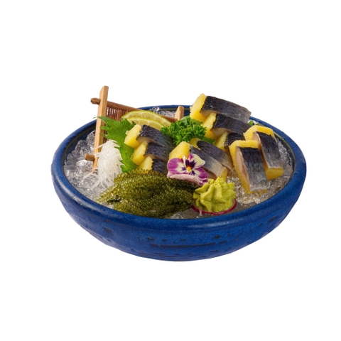 Sashimi Cá Ép Trứng Ép trứng chớ hem có ép ăn à nha