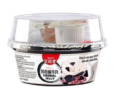 Thạch cao quy linh đậu đỏ sữa dừa 222gr