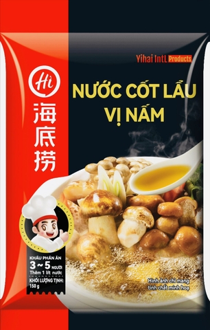 Haidilao - Nước cốt lẩu vị  nấm 150g