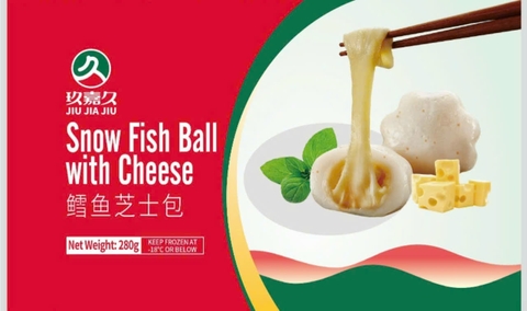 JIUJIAJIU - Viên cá tuyết phô mai  280g