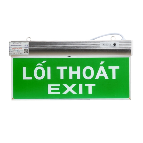 Đèn LED Exit Chỉ dẫn 1 mặt 2W (PCCC) D CD01 40x20/2.2W RẠNG ĐÔNG