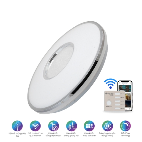 Đèn LED ốp trần 490/40W Bluetooth LN19.BLE 490/40W RẠNG ĐÔNG