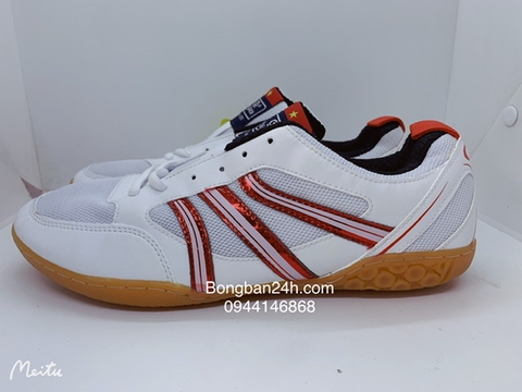 Giày chí phèo trắng đỏ 260