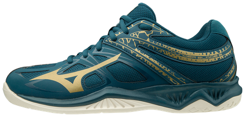 Giày Mizuno Thunder Blade 2 màu xanh viền vàng