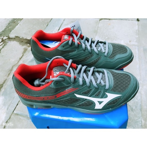 Giày Mizuno Thunder Blade Xám đỏ