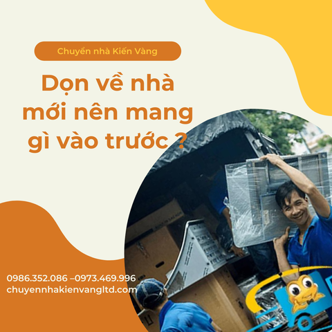 Dọn về nhà mới nên mang gì vào trước để mang lại may mắn