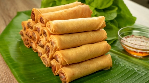 Chả giò - Những món đãi tiệc tân gia