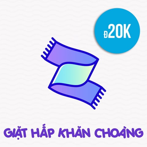 Giặt hấp khăn choàng