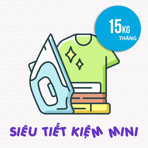 Combo 15 kg giặt sấy quần áo
