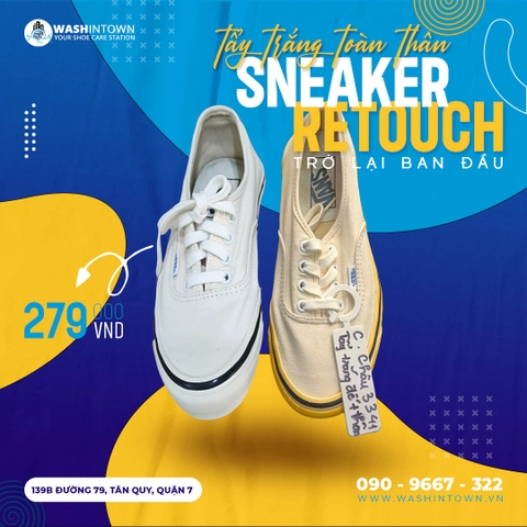 Tẩy trắng toàn thân giày