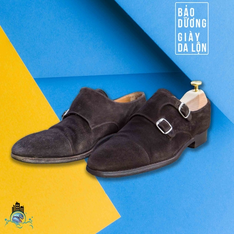 Bảo dưỡng giày da lộn