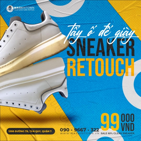 Tẩy ố đế giày