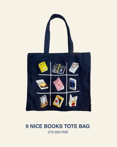 9 Nice Books Tote Bag