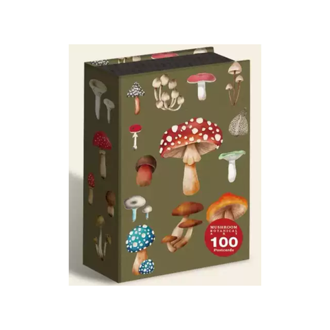 Mushroom Botanical Aat 100 postcards