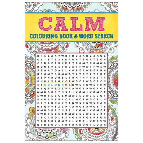 Calm Colouring Book & Word Search - Thunder Bay Press