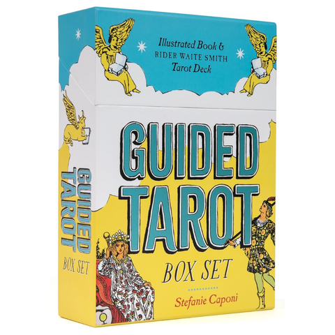 Guided Tarot Box Set: Illustrated Book & Rider Waite Smith Tarot Deck - Stefanie Caponi