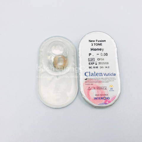 Kính áp tròng Clalen Vuticle 3 Months - HONEY