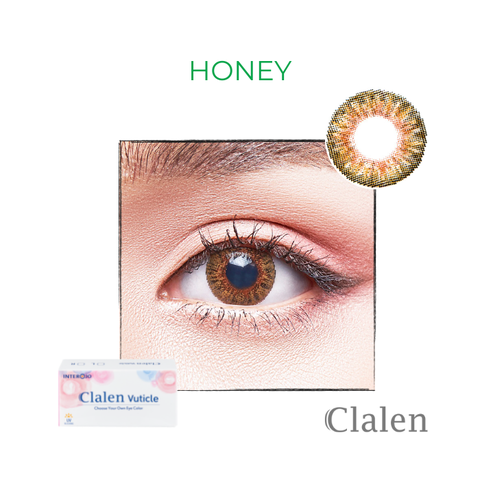 Kính áp tròng Clalen Vuticle 3 Months - HONEY