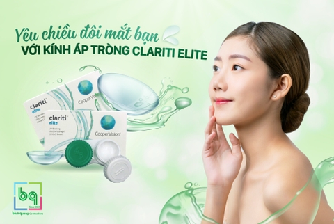Kính áp tròng CooperVision Clariti Elite [Hộp 3 Lens]