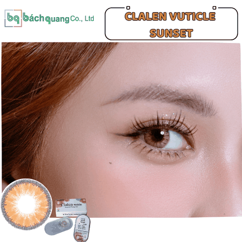 Kính áp tròng Clalen Vuticle 3 Months - SUNSET