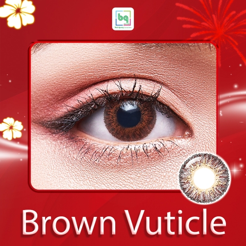 Kính áp tròng Brown Vuticle