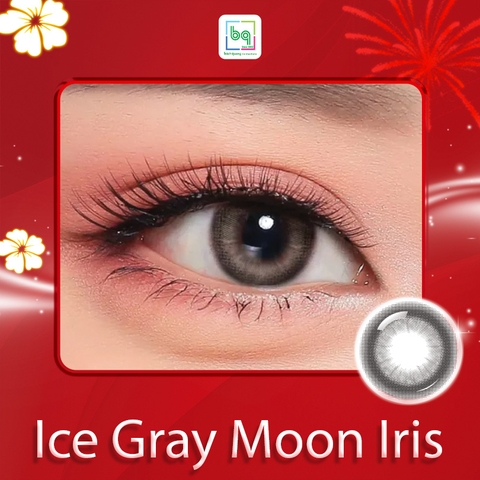Kính áp tròng Ice Gray Moon Iris