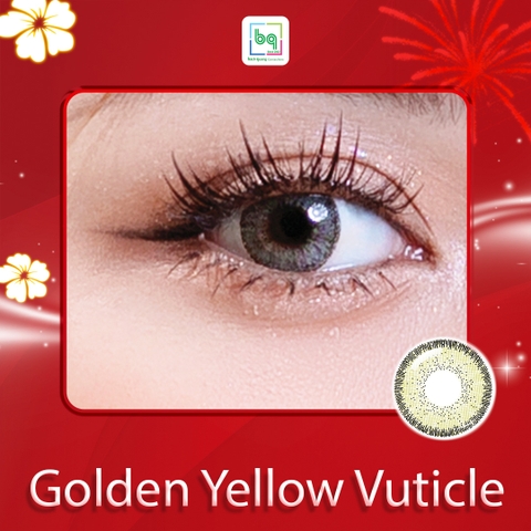 Kính áp tròng Golden Yellow Vuticle