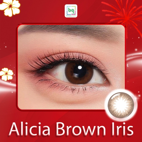 Kính áp tròng Alicia Brown Iris