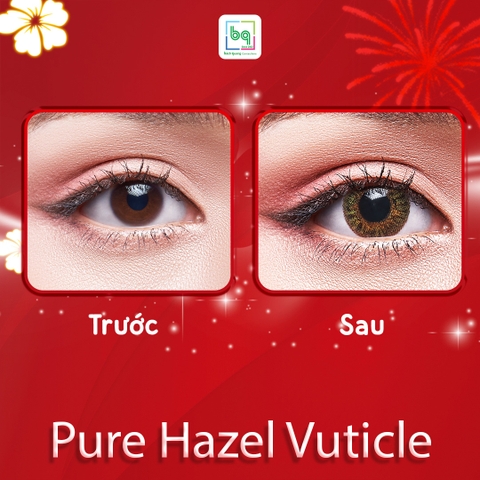 Kính áp tròng Pure Hazel Vuticle