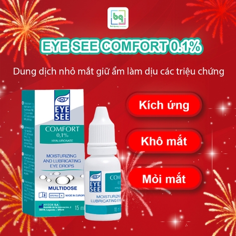 Dung dịch nhỏ mắt EYE SEE COMFORT 0.1%