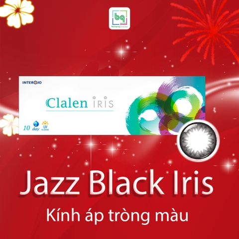 Kính áp tròng màu Jazz Black Iris