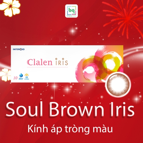 Kính áp tròng màu Soul Brown Iris