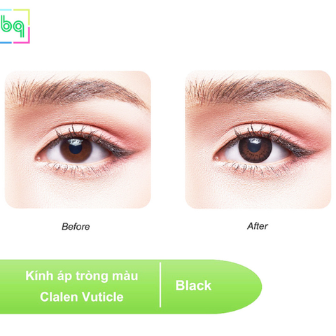 Kính áp tròng Clalen Vuticle 3 Months - BLACK