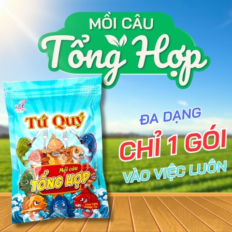 Mồi câu Tổng Hợp Tứ Quý 250g