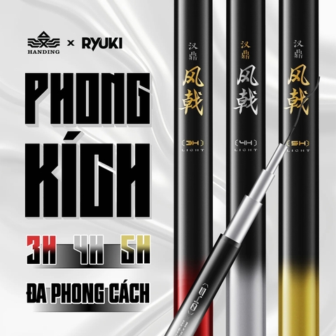 Cần câu HANDING x RYUKI PHONG KÍCH