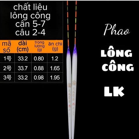 Phao lông công Linh Long LK01