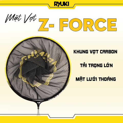 Mặt vợt carbon RYUKI Z FORCE 40cm