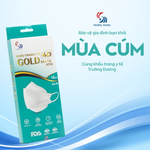 Kiến thức, Chăm sóc gia đình, Y tế 7 Lý Do Khẩu Trang Y Tế 4D Gold Mask (KF94) Là Sự Lựa Chọn Hàng Đầu