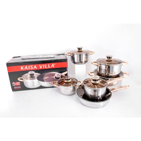 Bộ nồi Đức Kaisa Villa 6 món cao cấp