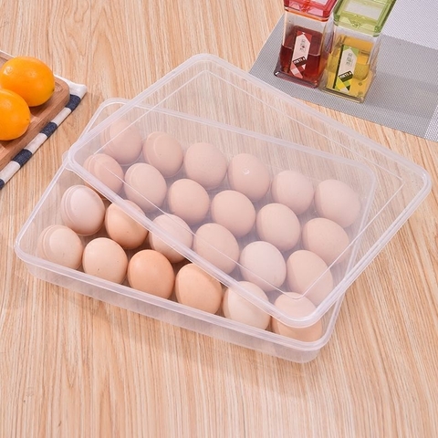 Hộp đựng trứng 24 ô có nắp đậy tiện dụng