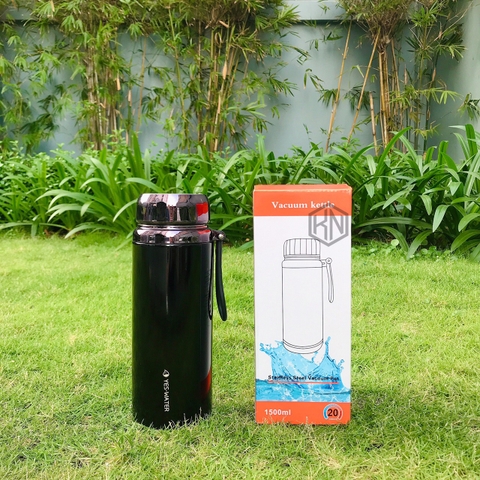 Bình giữ nhiệt 1500ml Vacuum nắp kim cương cao cấp