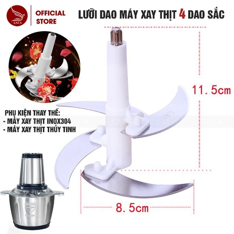 Bộ lưỡi dao thay thế dự phòng cho máy xay thịt