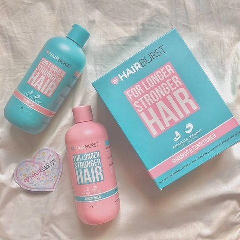 Bộ dầu gội và xả Hairburst cho tóc dài nhanh, khoẻ 350ml